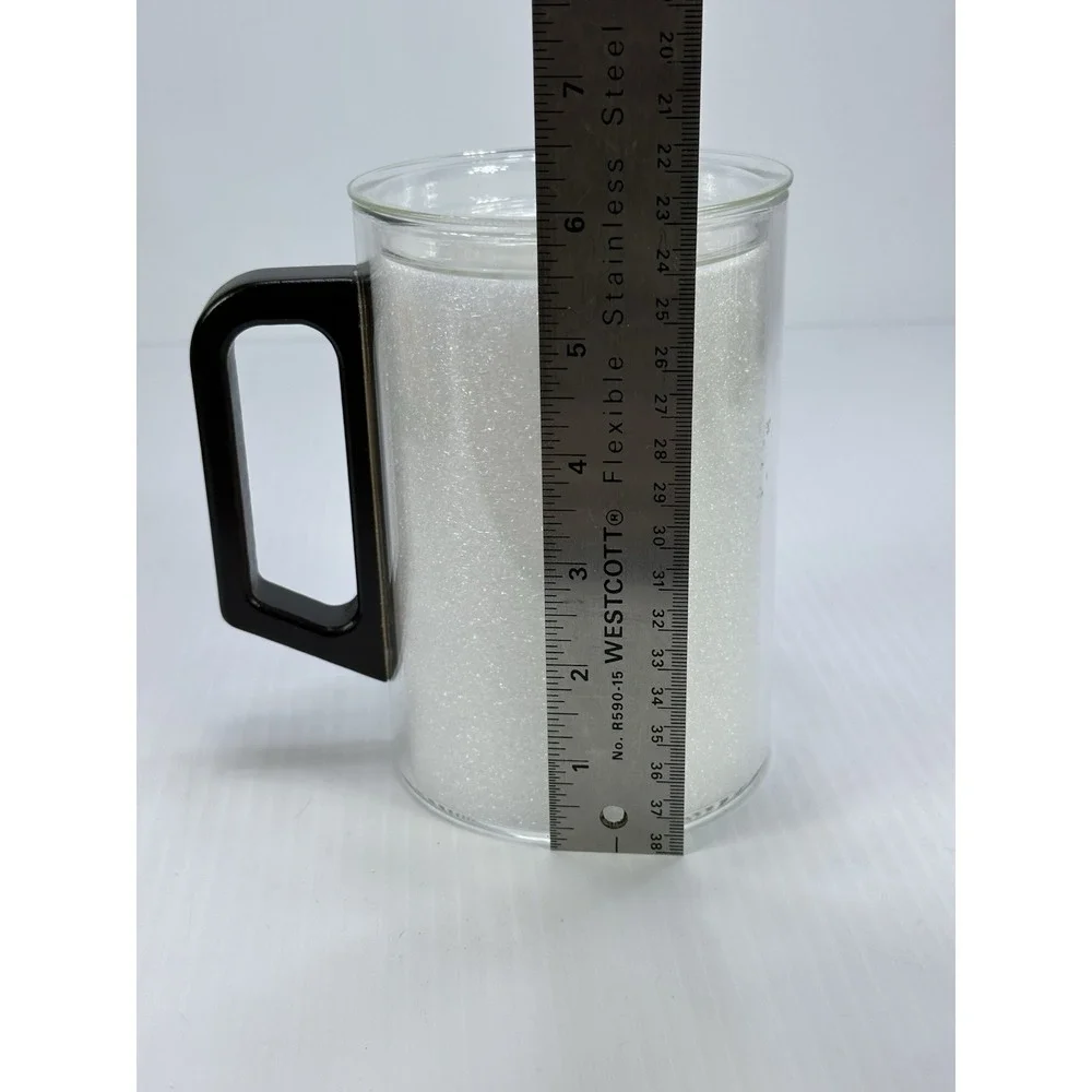 New UNBREAKABLE BRAND BOROSILICATE GLASS Tea Infuser‎ Mug Removable Strainer
